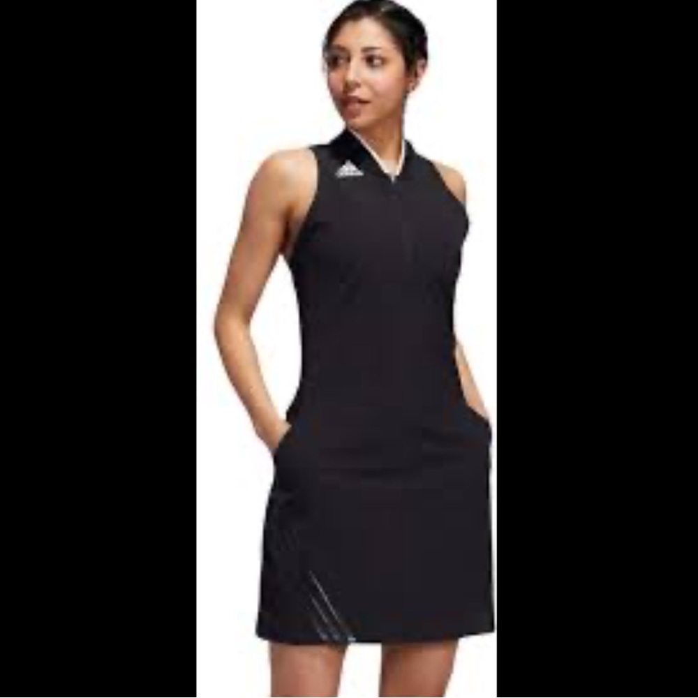 Adidas Womens 3-Stripes Sport Golf Dress